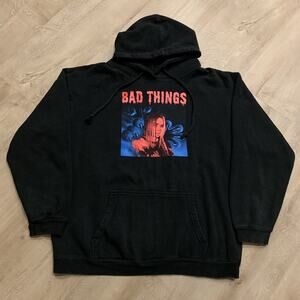 FMUOASL Alison Wonderland Hoodie Adult Large L Bad Things Black Sweatshirt EDM